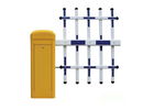 China Electric Fence Arm Traffic Security Barrier Gate System With 3m Boom Barrier company