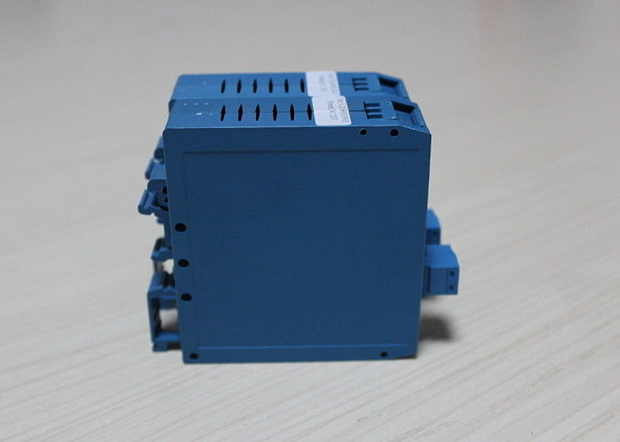 Blue ABS DIN Install Vehicle Loop Detector Without Stocket For Barrier Gate