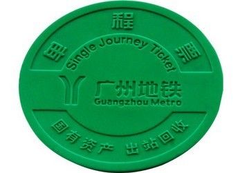 China ABS Subway Token RFID Tag For Transportation , RFID Metro Ticket distributor