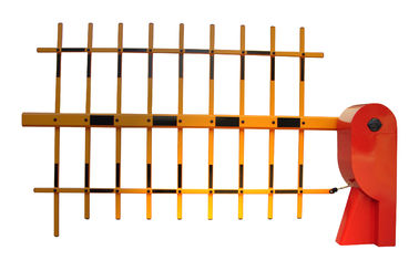 Automatic Traffic Barrier 3 Fence Arm With Aluminum Motor , Folding And Fence Beam